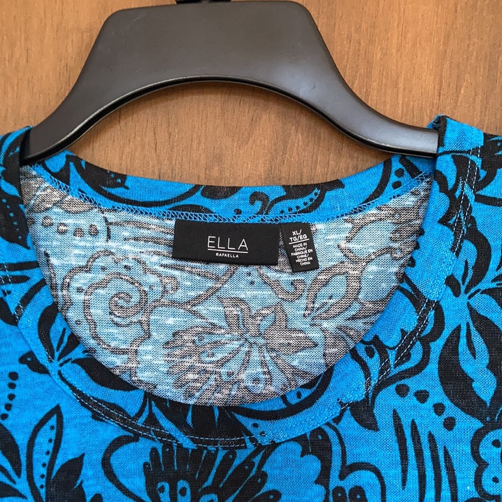 Ella lightweight sleeveless top with floral print size XL - Picture 4 of 17
